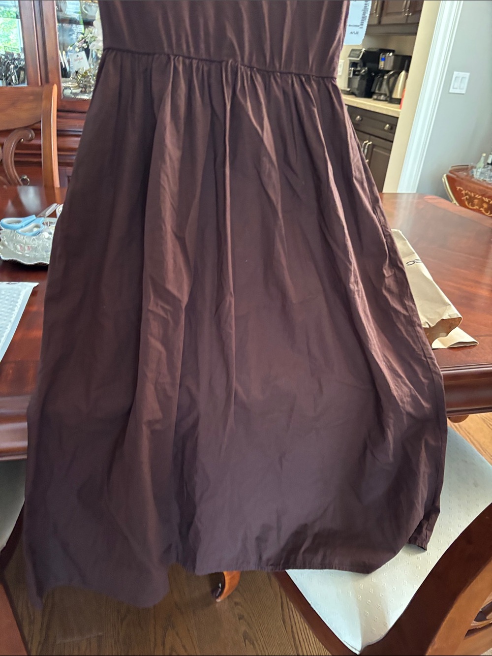 Simons Brown Sleeveless Maxi Dress - Picture 7 of 7